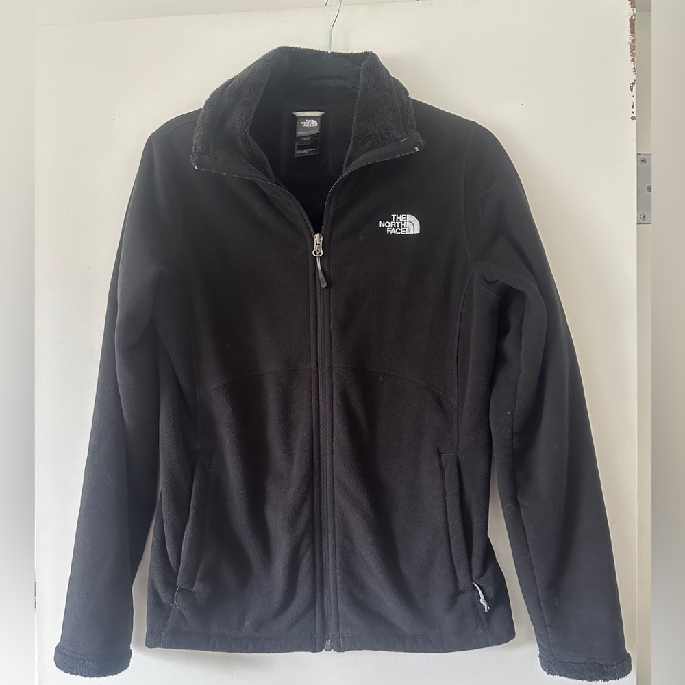 Northface Black Zip Up fleece